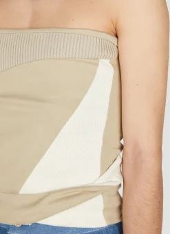Panelled Tube Top