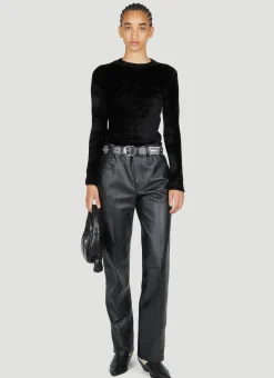 Panila Velour-Knit Sweater