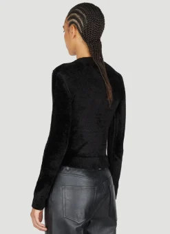Panila Velour-Knit Sweater