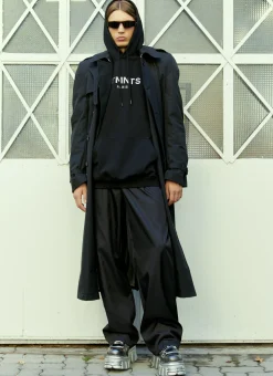 Paris Crystal Logo Hooded Sweatshirt