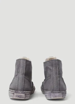 Past Sole Overdyed High Top Sneakers