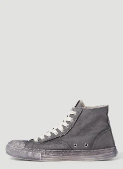 Past Sole Overdyed High Top Sneakers