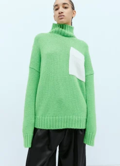 Patch Pocket Knit Sweater