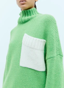 Patch Pocket Knit Sweater