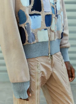 Patched Hooded Sweatshirt