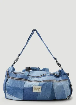 Patchwork Denim Duffle Bag