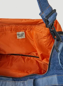 Patchwork Denim Duffle Bag