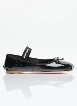Patent Leather Ballerina Flats