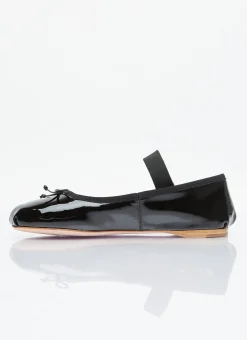 Patent Leather Ballerina Flats