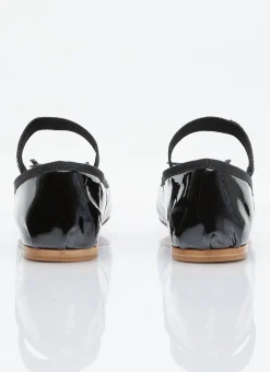 Patent Leather Ballerina Flats