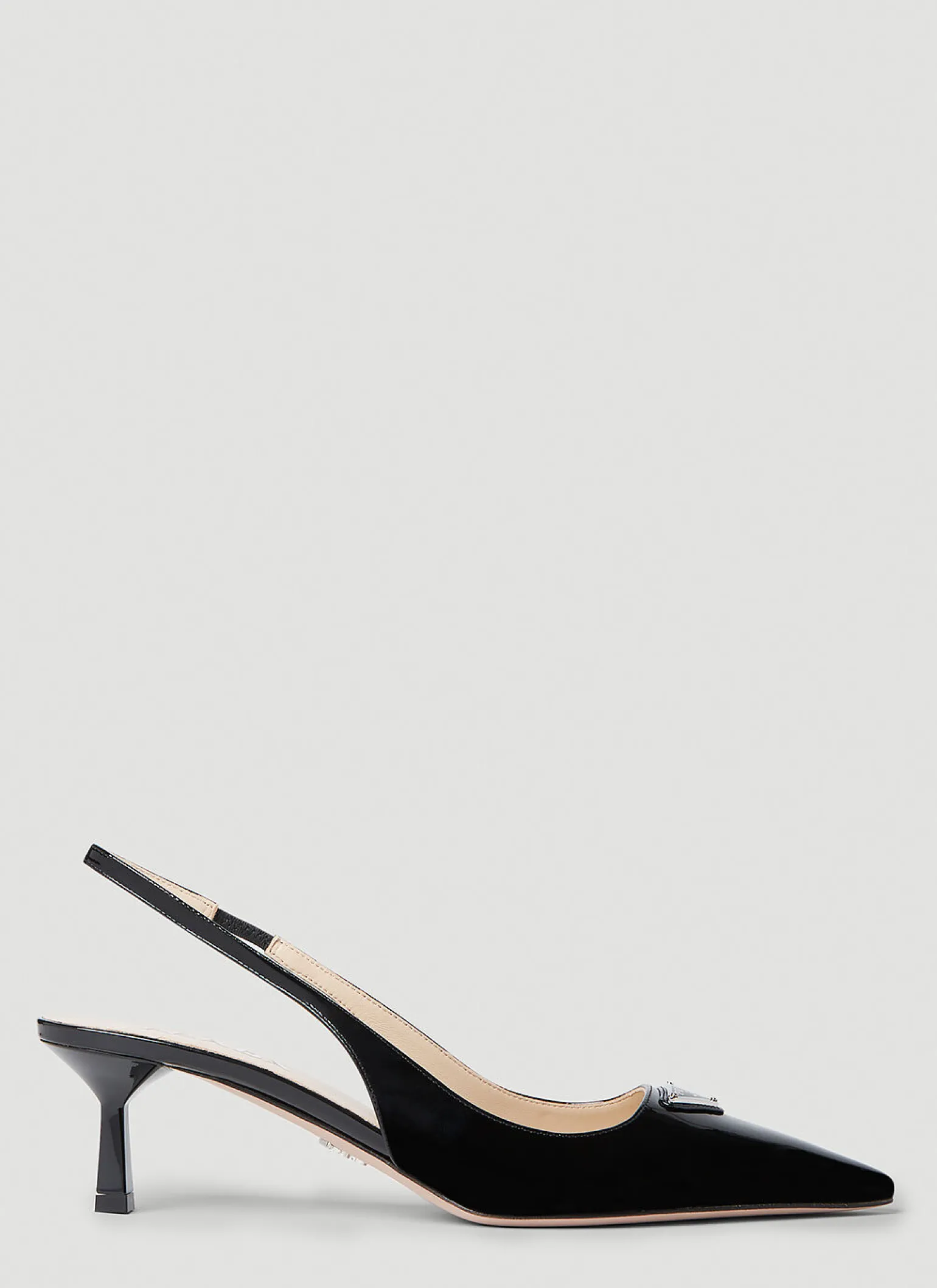 Patent Slingback Kitten Heels