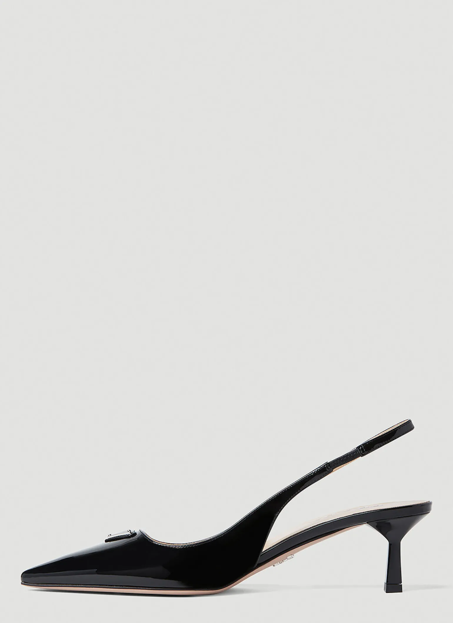 Patent Slingback Kitten Heels