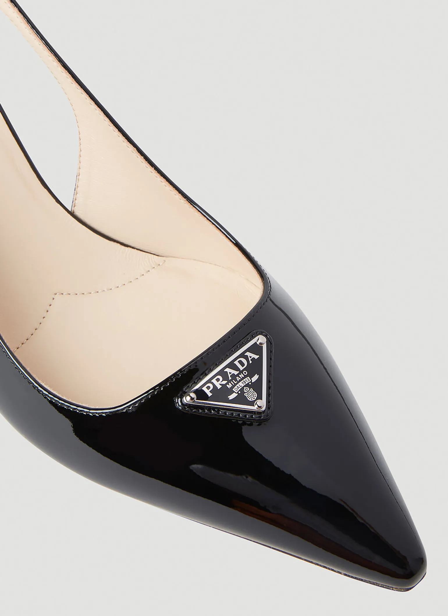 Patent Slingback Kitten Heels
