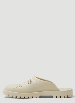 Perforated G Low Clogs