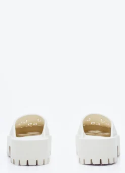 Perforated G Platform Slipper Shoes