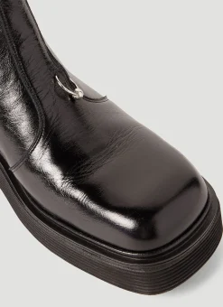 Pierced Chelsea Boots