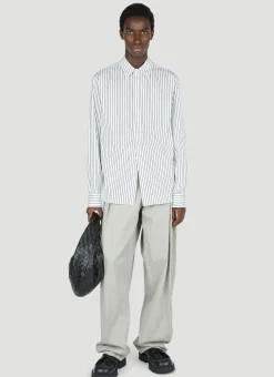 Pinstripe Poplin Shirt