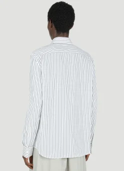 Pinstripe Poplin Shirt