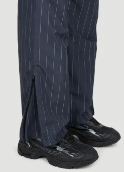 Pinstripe Track Pants