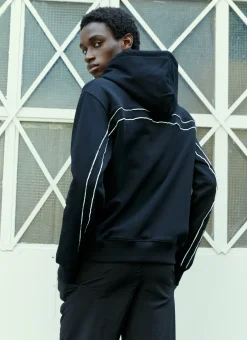 Piping Hooded Sweatshirt