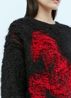 Pixel Horse Jacquard Knit Sweater