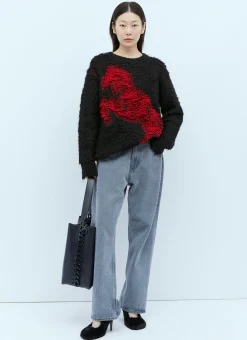 Pixel Horse Jacquard Knit Sweater