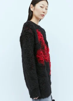 Pixel Horse Jacquard Knit Sweater