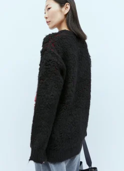 Pixel Horse Jacquard Knit Sweater