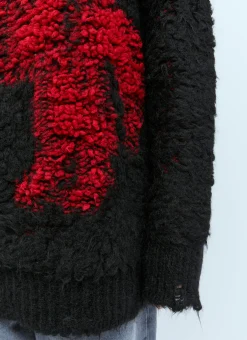 Pixel Horse Jacquard Knit Sweater