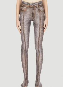 P-Koll F2 Denim Effect Leggings