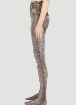 P-Koll F2 Denim Effect Leggings