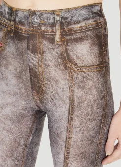 P-Koll F2 Denim Effect Leggings
