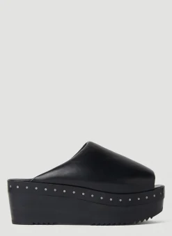 Platform Clog Mules