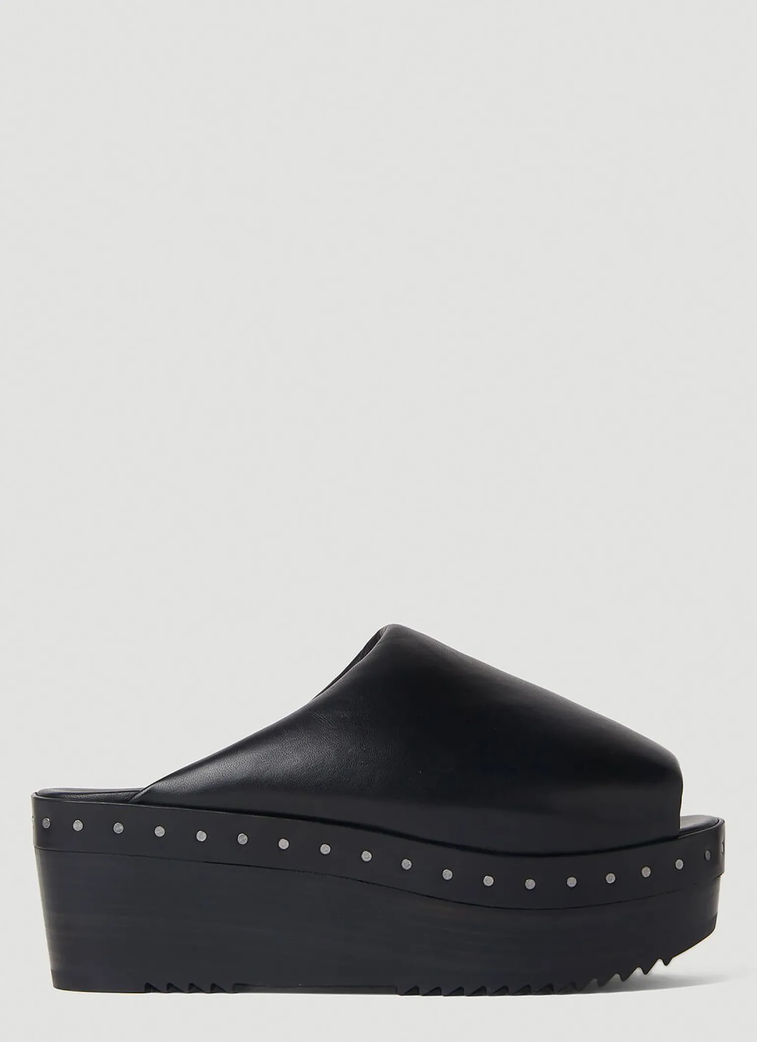 Platform Clog Mules