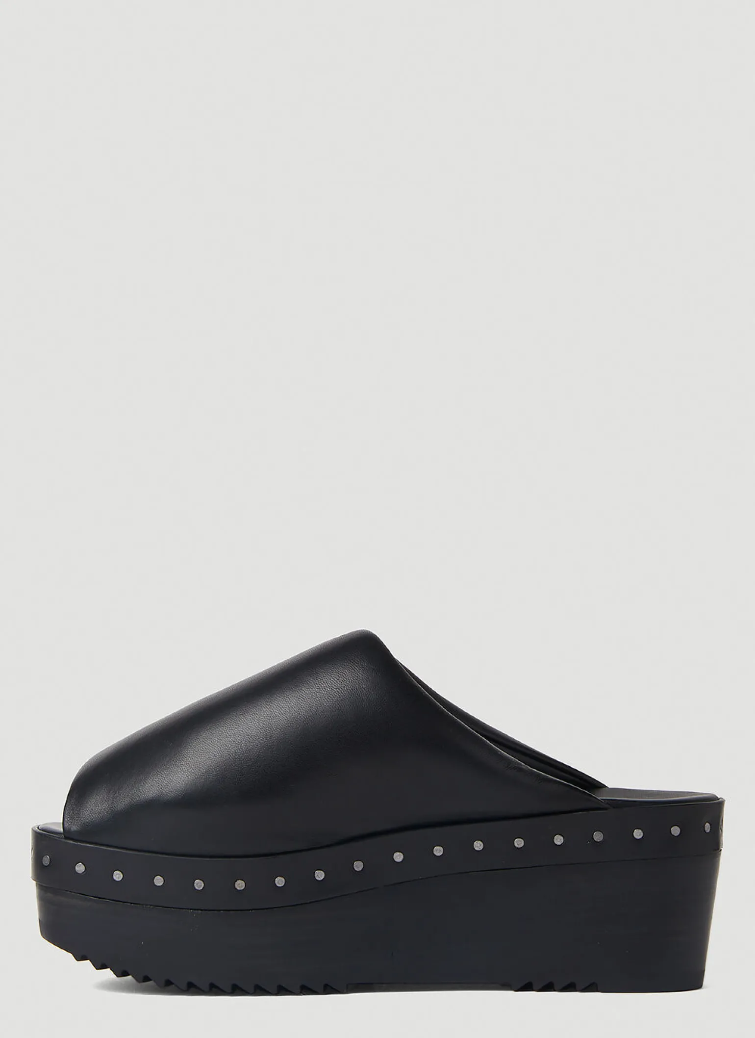 Platform Clog Mules