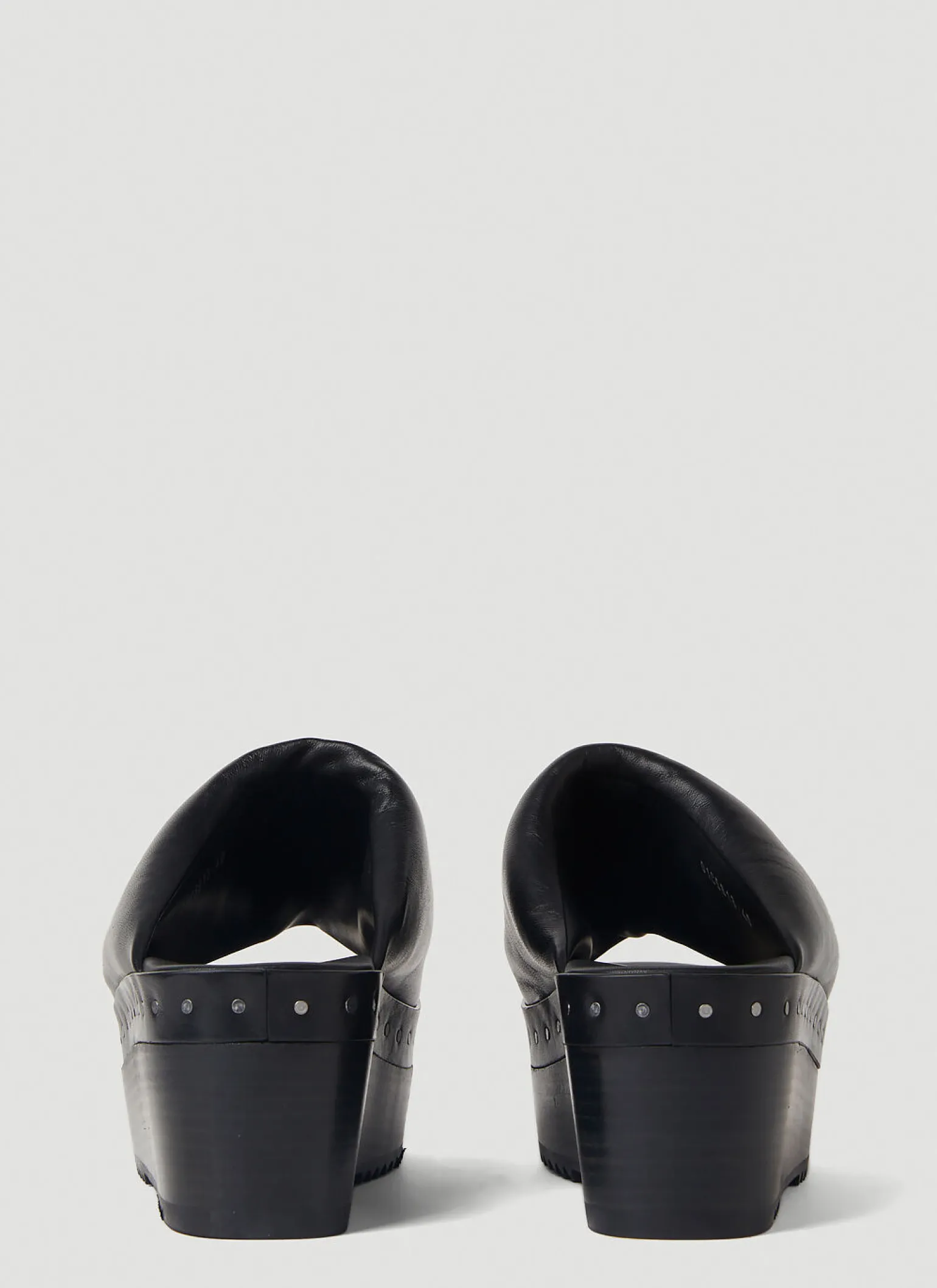 Platform Clog Mules