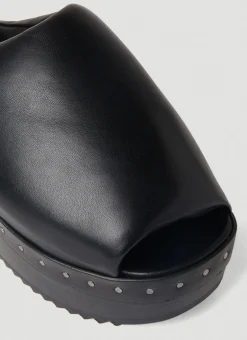 Platform Clog Mules