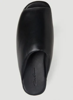 Platform Clog Mules
