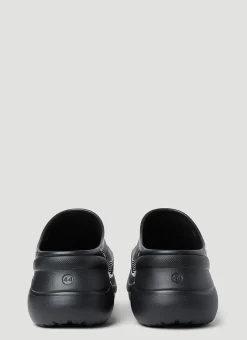 Platform Croc Mules