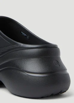 Platform Croc Mules