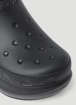 Platform Croc Mules