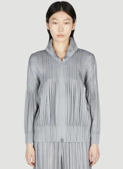 Pleated Hooded Sweatshirt