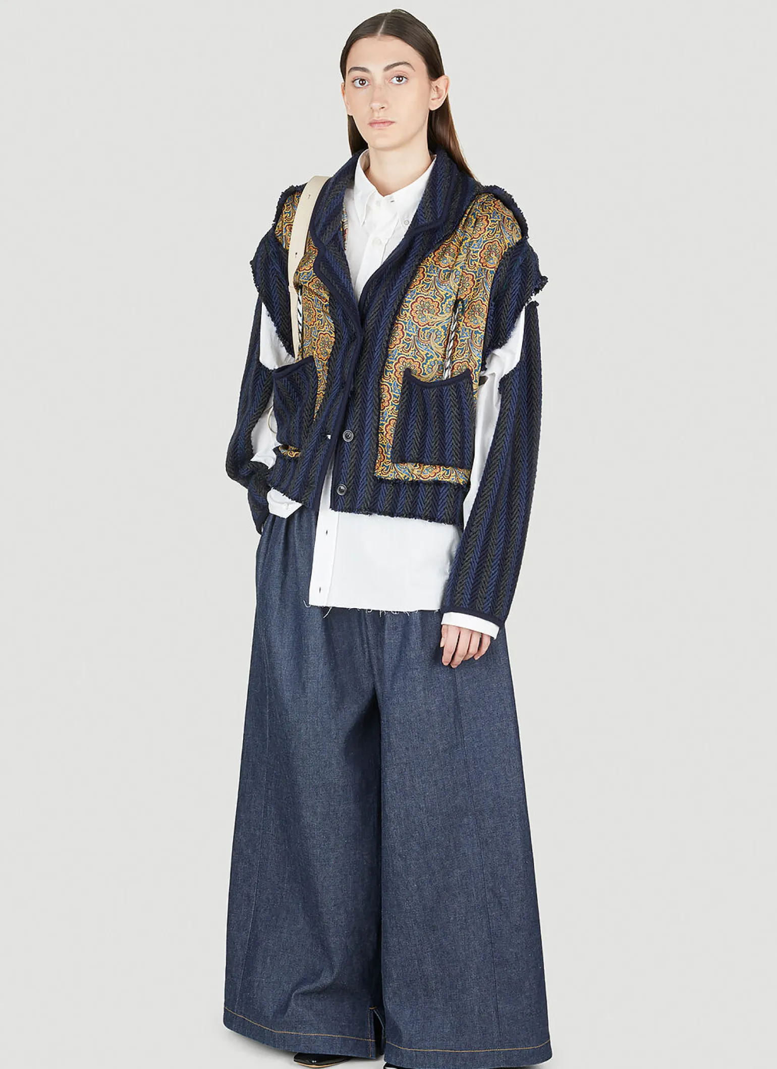 Pleated Jeans