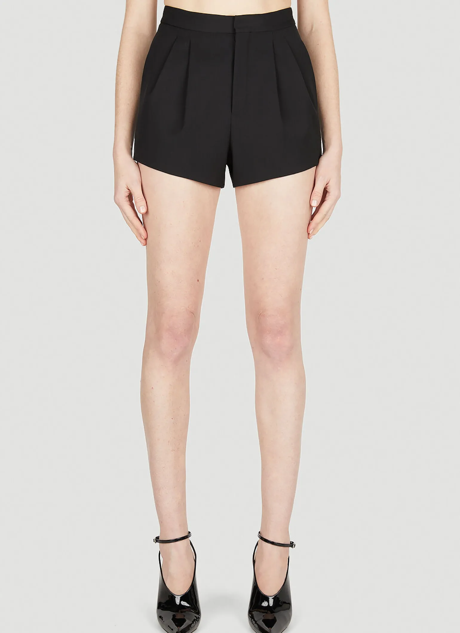 Pleated Tailored Shorts