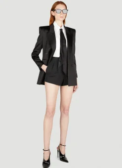 Pleated Tailored Shorts