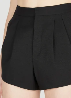 Pleated Tailored Shorts