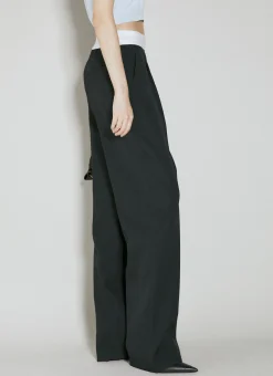 Pleated Wool Pants