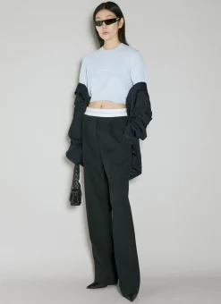 Pleated Wool Pants