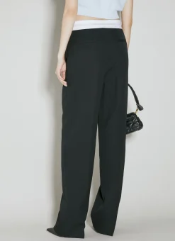 Pleated Wool Pants