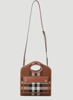 Pocket Check Mini Shoulder Bag